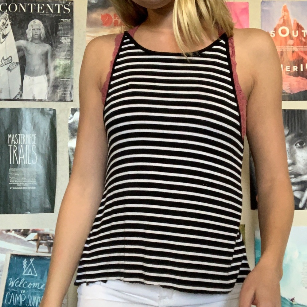 Soft American Eagle Striped Top